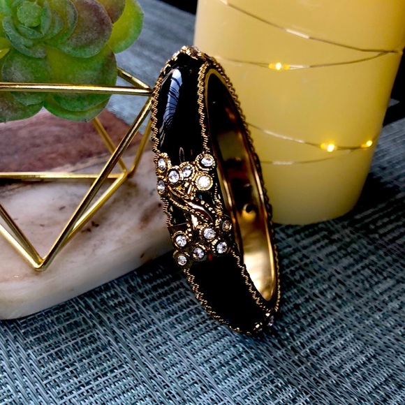 #24 Black Gold and Diamond Bracelet - Picture 1 of 12